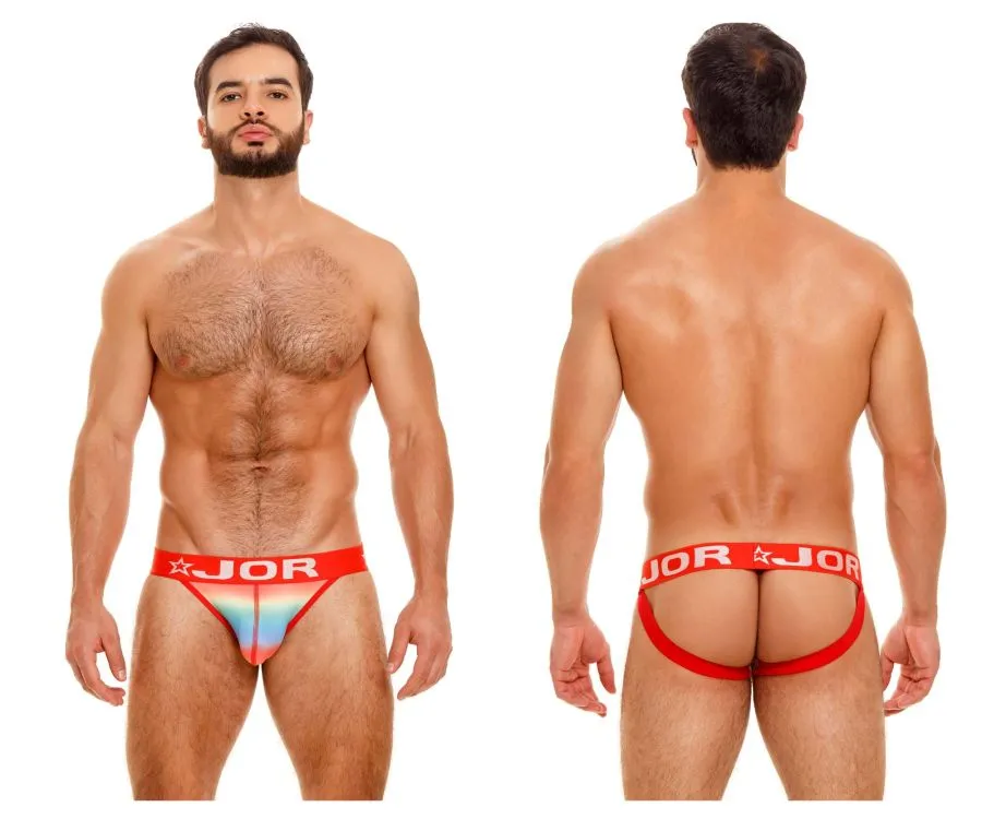 Bekleidung_Jor_Herrenunterwäsche JOR 1754 Party-Jockstrap Farbig Bedruckt