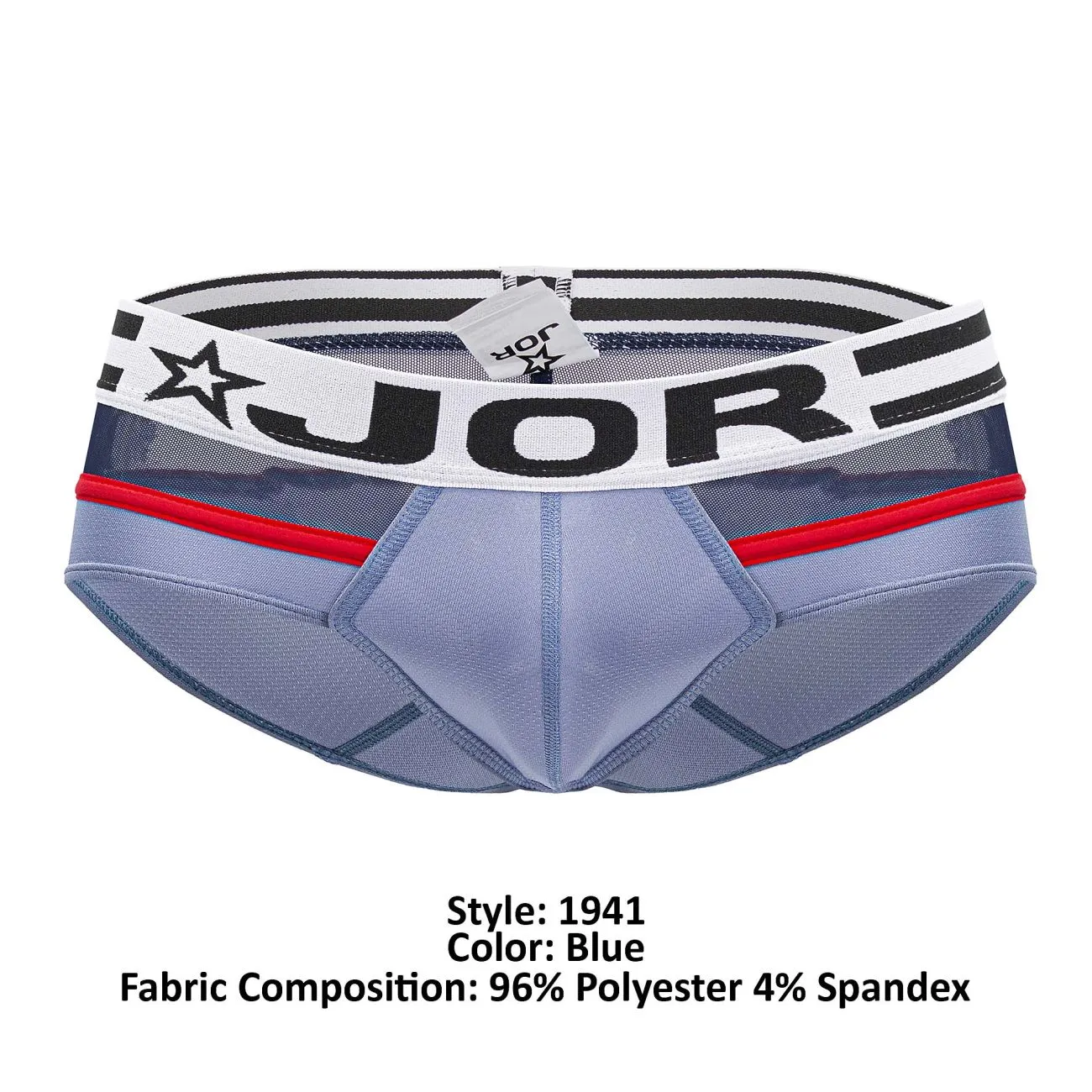 Bekleidung_Jor_Herrenunterwäsche JOR 1941 Sport-Slip Farbe Blau