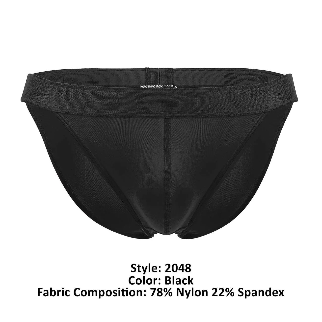 Bekleidung_Jor_Herrenunterwäsche JOR 2048 Element Bikini Farbe Schwarz