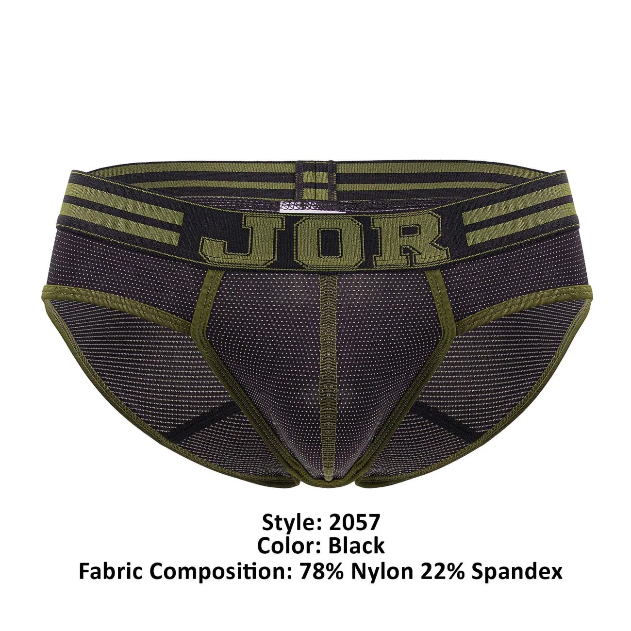 Bekleidung_Jor_Herrenunterwäsche JOR 2057 College-Slip Farbe Schwarz