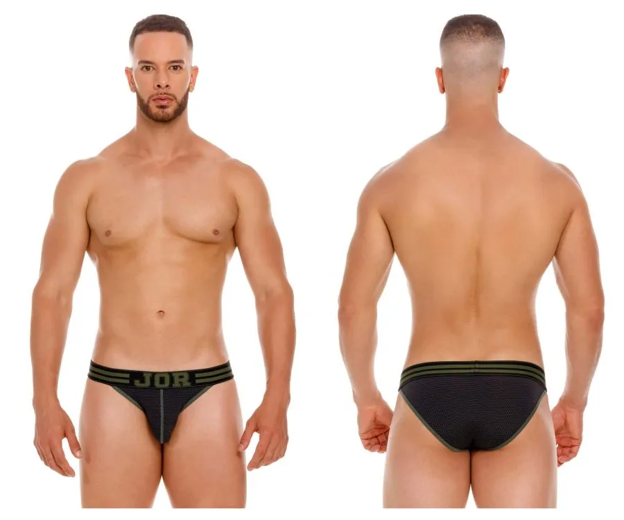 Bekleidung_Jor_Herrenunterwäsche JOR 2058 College-Bikini Farbe Schwarz