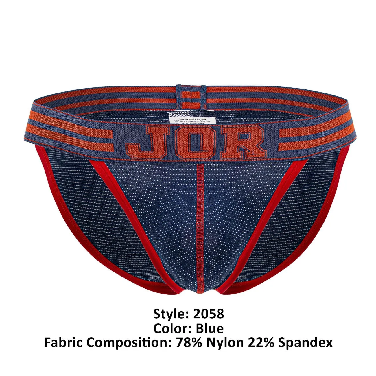 Bekleidung_Jor_Herrenunterwäsche JOR 2058 College-Bikini Farbe Blau