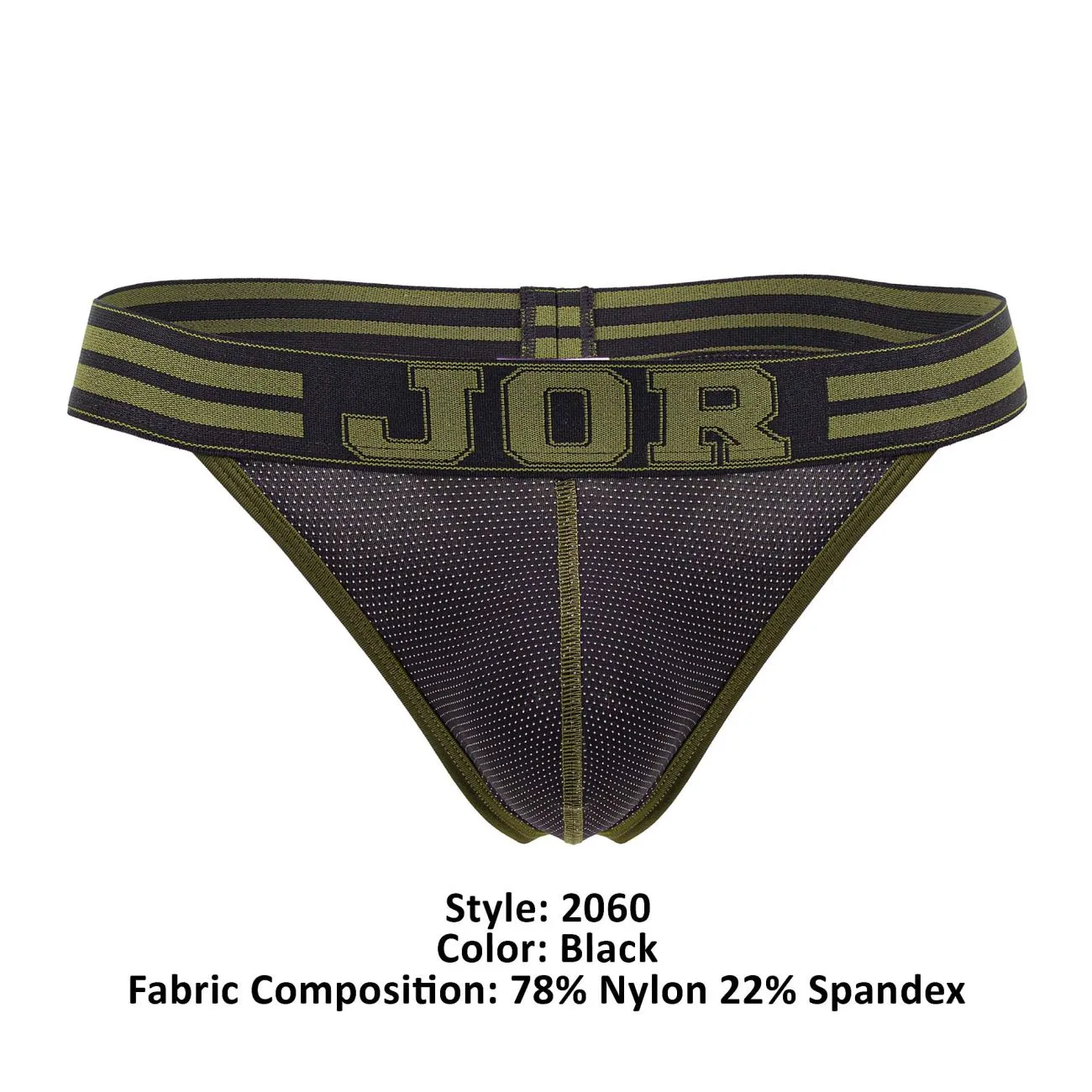 Bekleidung_Jor_Herrenunterwäsche JOR 2060 College-Tangas Farbe Schwarz