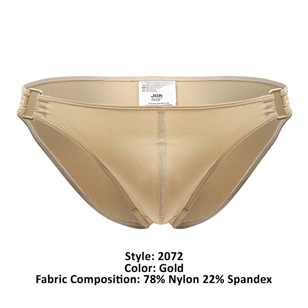 Bekleidung_Jor_Herrenunterwäsche JOR 2072 Titan Bikini Farbe Gold