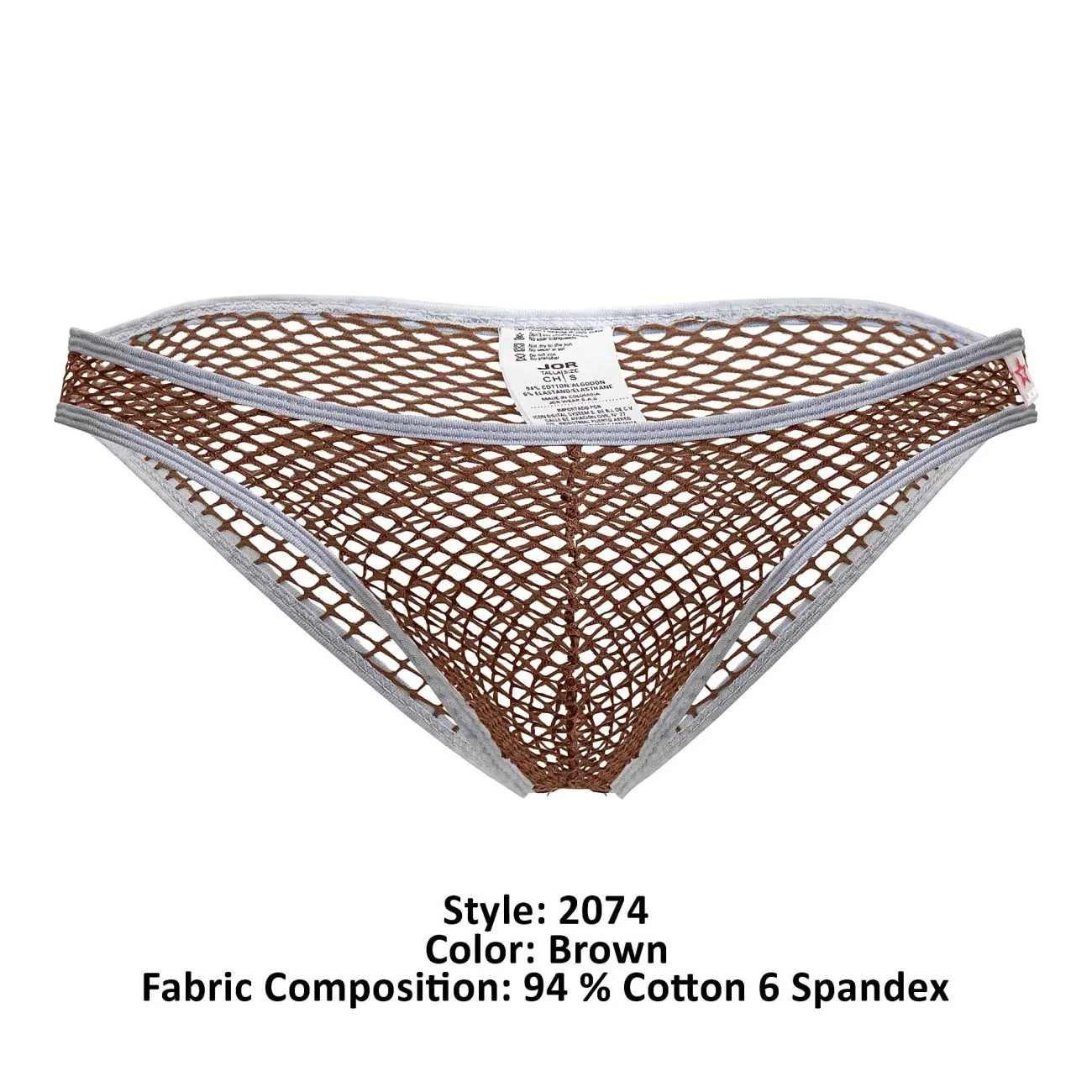 Bekleidung_Jor_Herrenunterwäsche JOR 2074 Insel-Bikini Farbe Braun