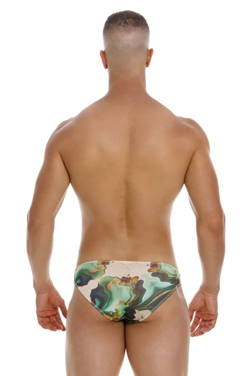 Bekleidung_Jor_Herrenunterwäsche JOR 2082 Dublin Bikini Farbig Bedruckt