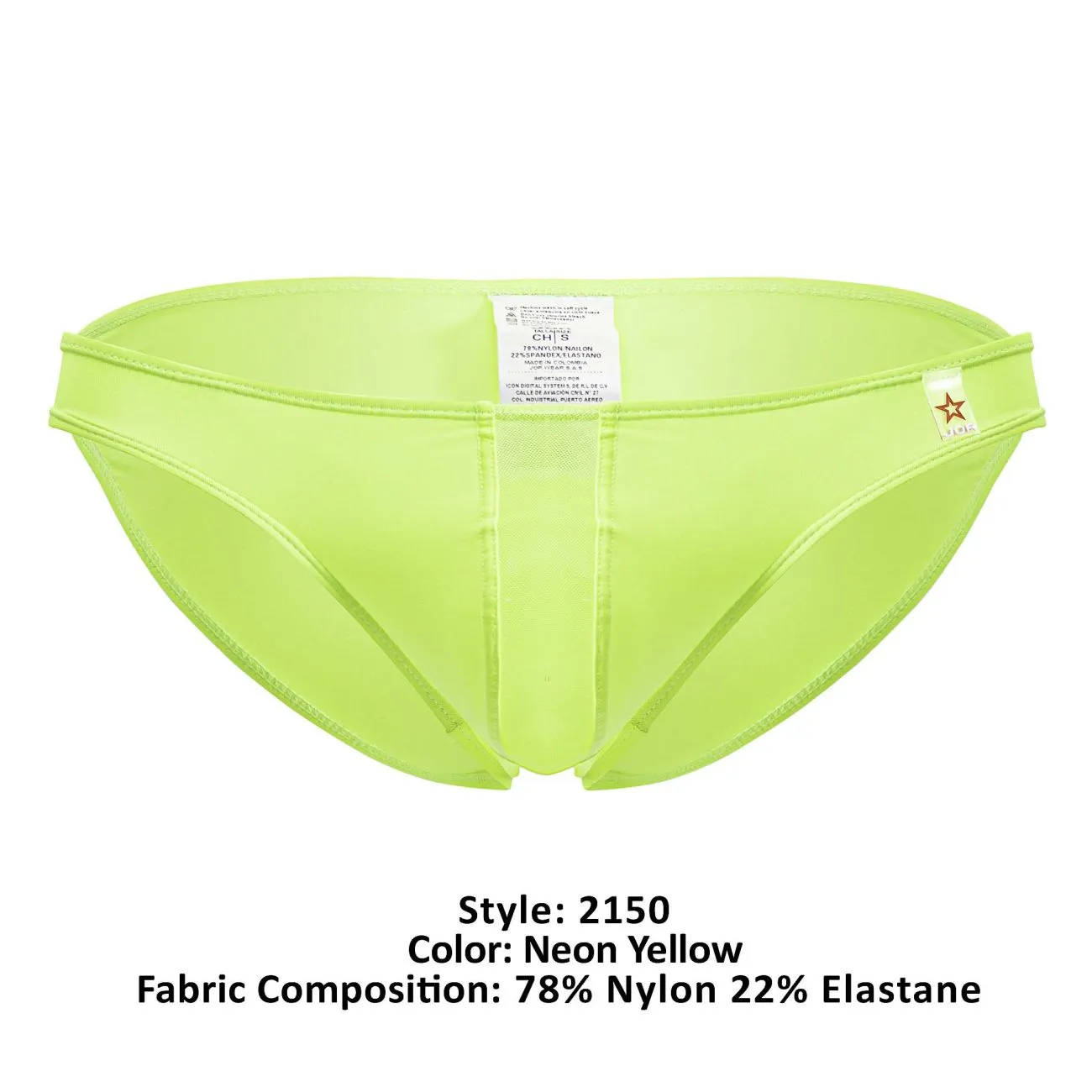 Bekleidung_Jor_Herrenunterwäsche JOR 2150 Apolo Bikini Farbe Neon Gelb