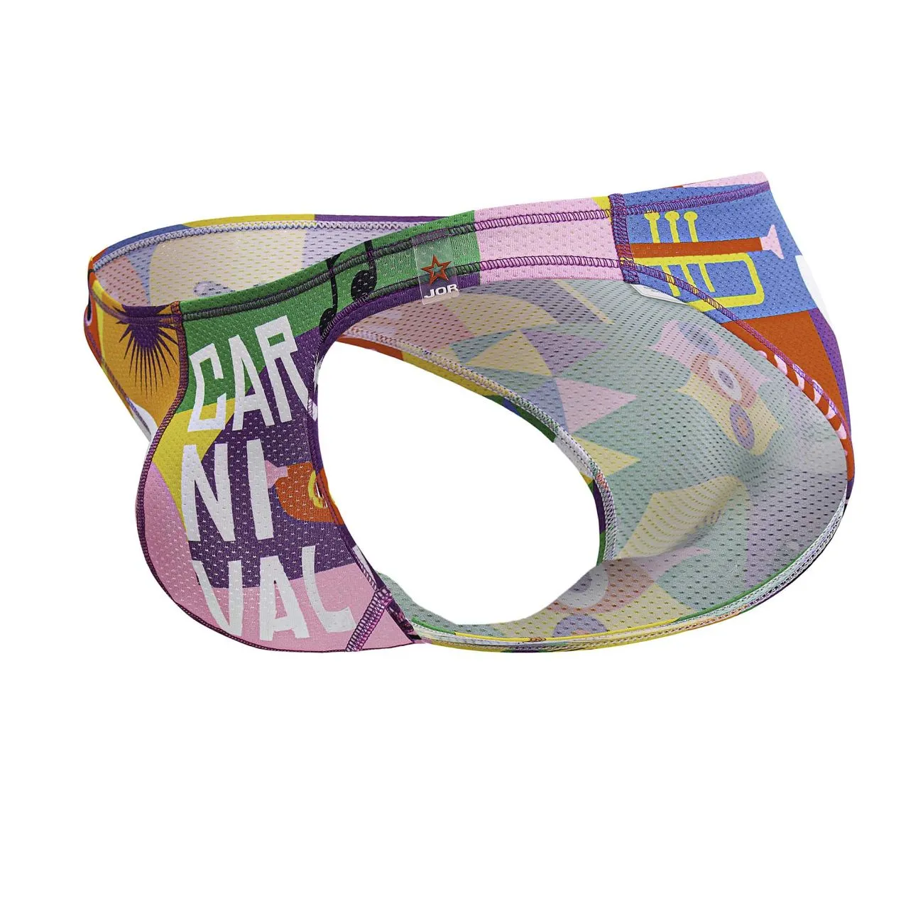 Bekleidung_Jor_Herrenunterwäsche JOR 2171 Karneval Bikini Farbig Bedruckt