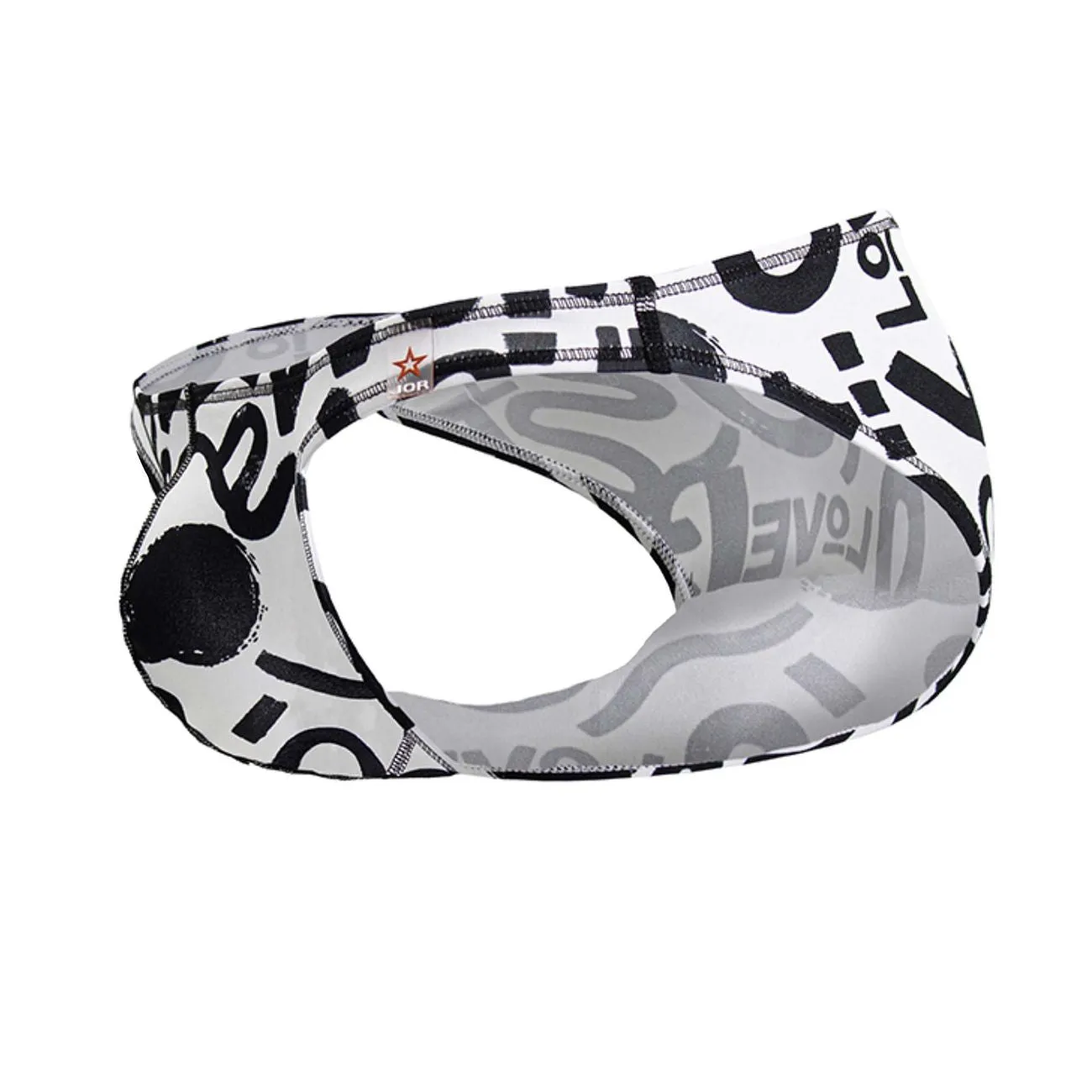 Bekleidung_Jor_Herrenunterwäsche JOR 2186 Liebes-Bikini Farbig Bedruckt
