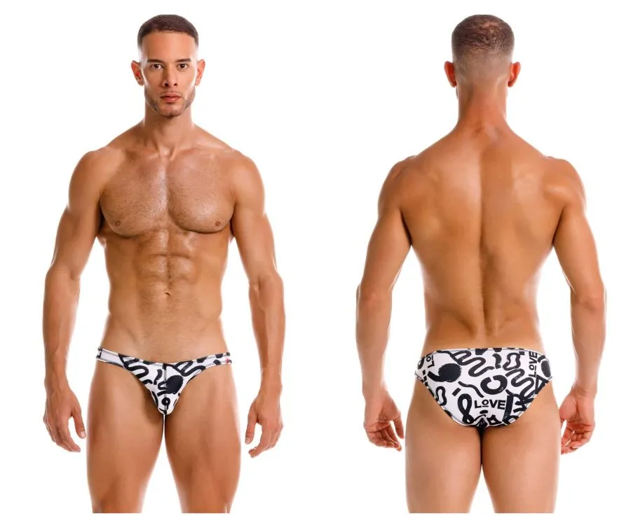 Bekleidung_Jor_Herrenunterwäsche JOR 2186 Liebes-Bikini Farbig Bedruckt