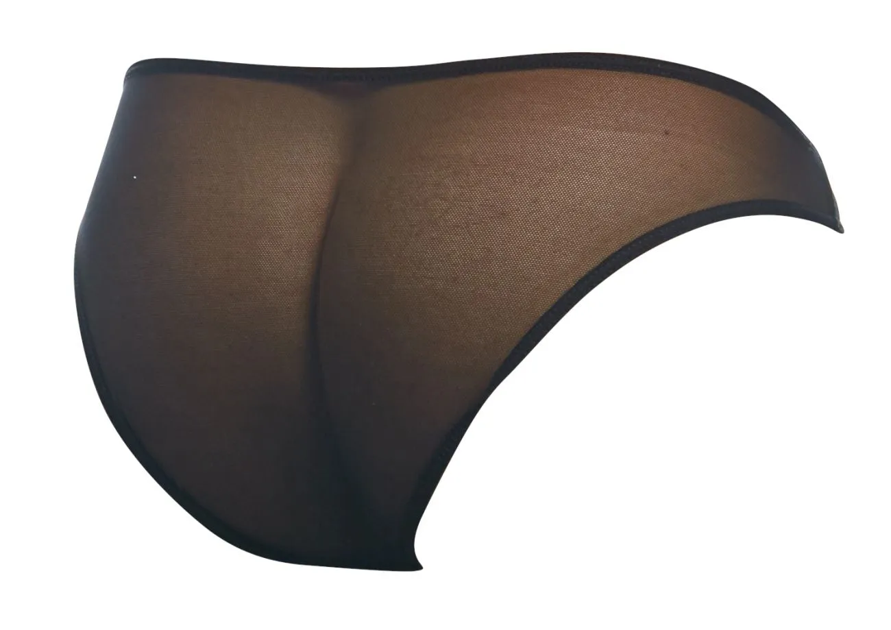 Kleidung_Justin   Simon_Herrenunterwäsche JUSTIN SIMON XSJ01 Klassischer Bikini Farbe Schwarz Mesh