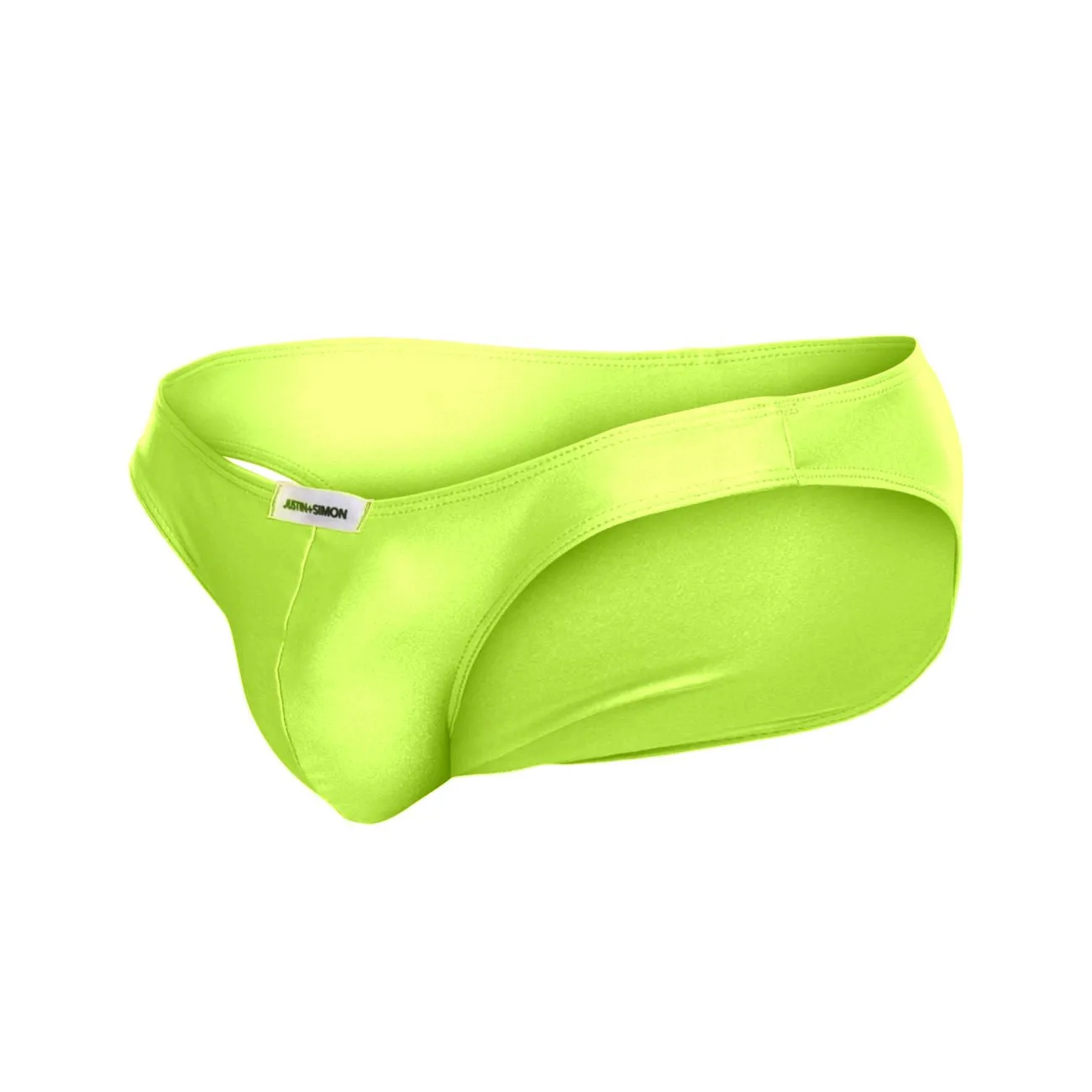 Bekleidung_Justin   Simon_Herrenunterwäsche JUSTIN SIMON XSJ01 Klassischer Bikini Farbe Neon Grün