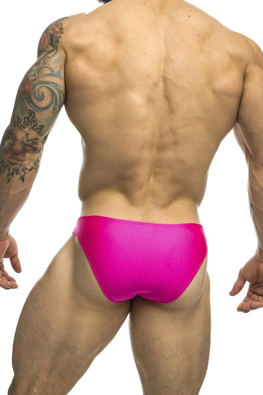 Kleidung_Justin   Simon_Herrenunterwäsche JUSTIN SIMON XSJ01 Klassischer Bikini Farbe Rosa