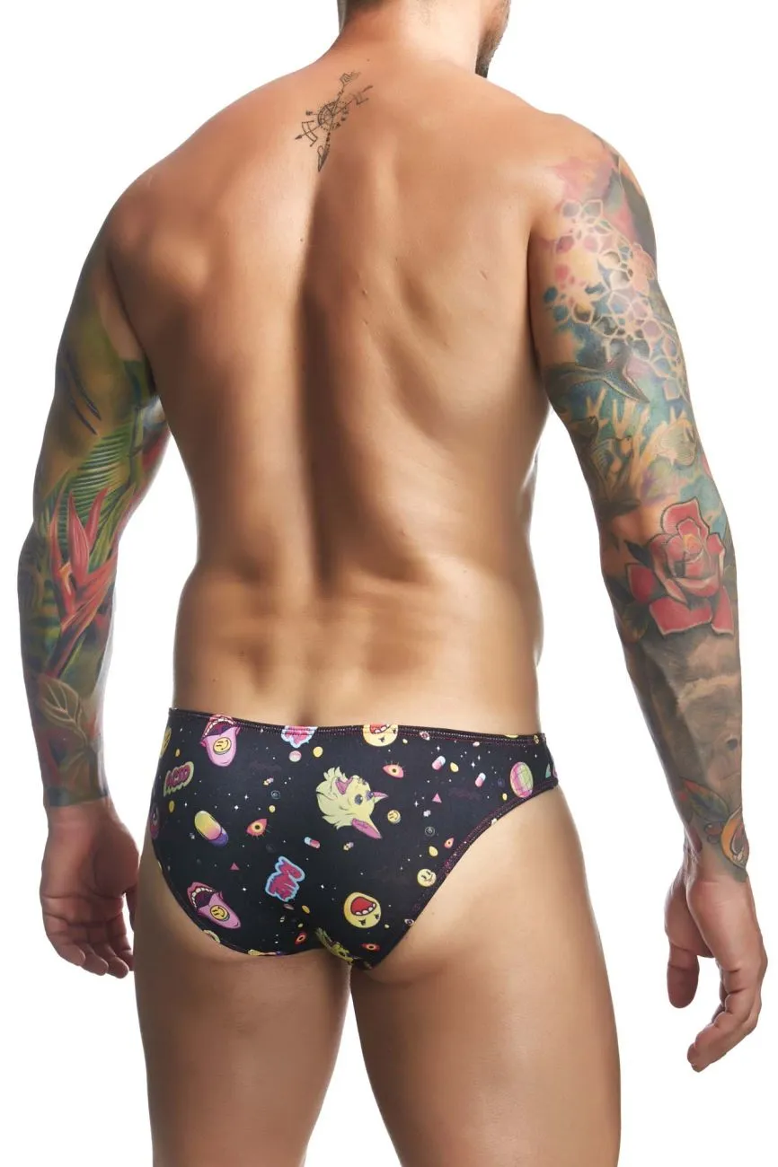 Bekleidung_Justin   Simon_Herrenunterwäsche JUSTIN SIMON XSJ01 Klassischer Bikini Farbe Psychedelisch