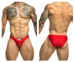Bekleidung_Justin   Simon_Herrenunterwäsche JUSTIN SIMON XSJ01 Klassischer Bikini Farbe Rot