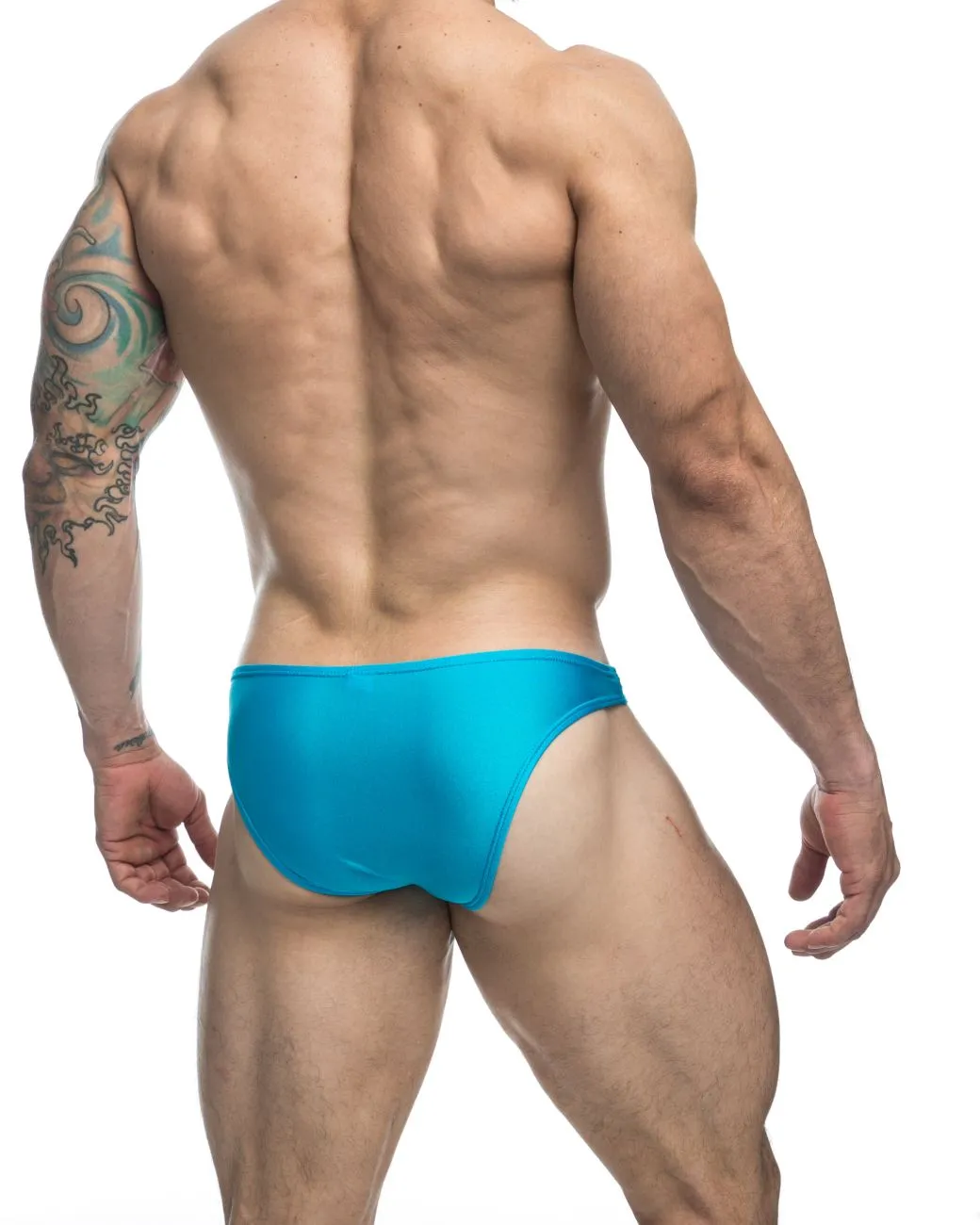 Bekleidung_Justin   Simon_Herrenunterwäsche JUSTIN SIMON XSJ01 Klassischer Bikini Farbe Türkis