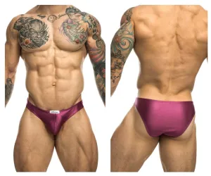 Kleidung_Justin   Simon_Herrenunterwäsche JUSTIN SIMON XSJ01 Klassischer Bikini Farbe Weinrot