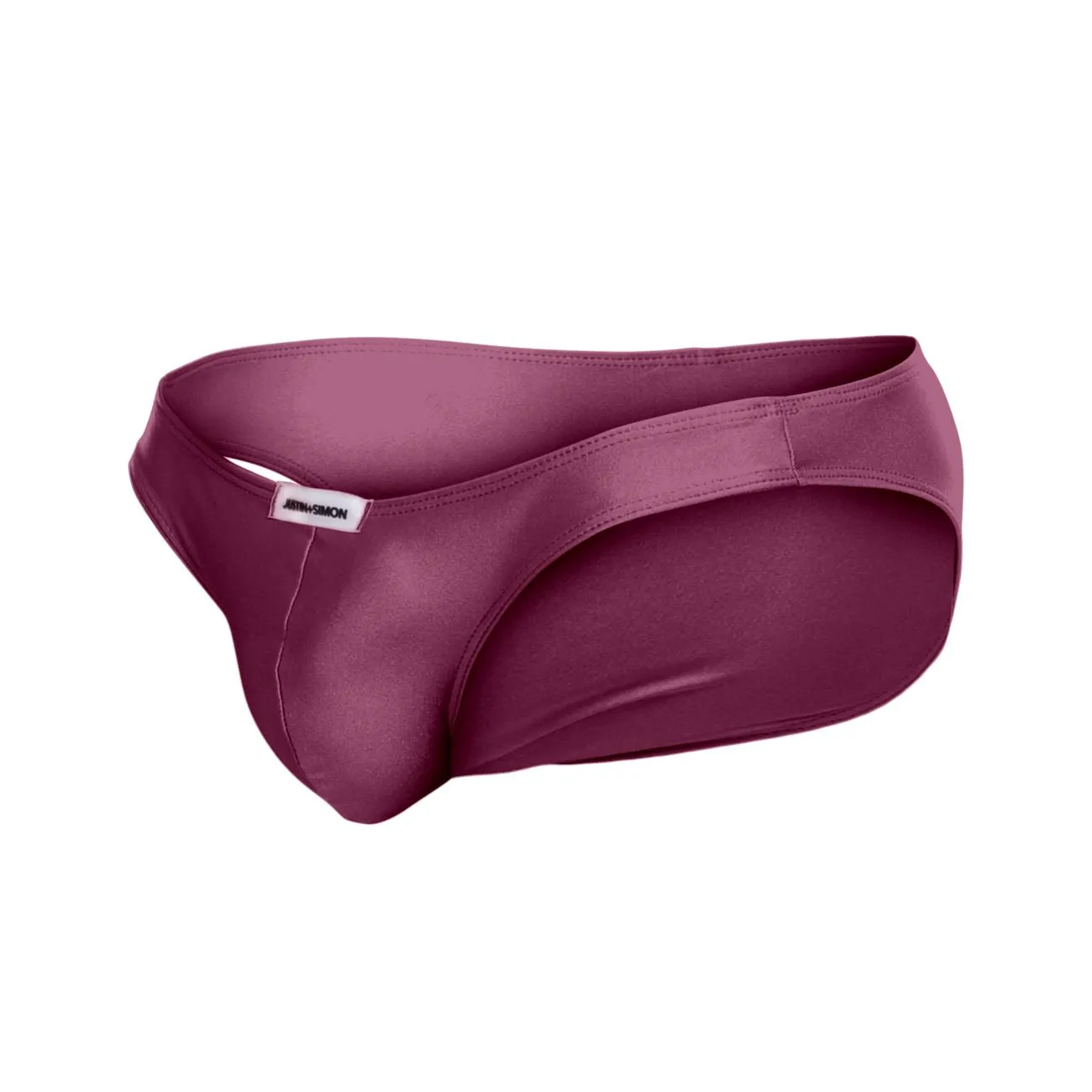 Kleidung_Justin   Simon_Herrenunterwäsche JUSTIN SIMON XSJ01 Klassischer Bikini Farbe Weinrot