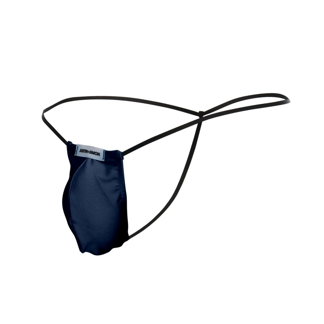Kleidung_Justin   Simon_Herrenunterwäsche JUSTIN SIMON XSJ02 Klassischer G-String mit Hervorhebung Farbe Marineblau