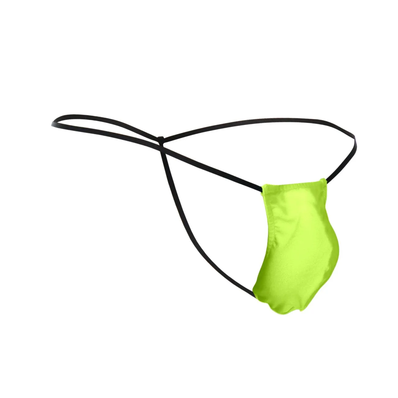 Kleidung_Justin   Simon_Herrenunterwäsche JUSTIN SIMON XSJ02 Klassischer G-String mit Hervorhebung in Neon Grün