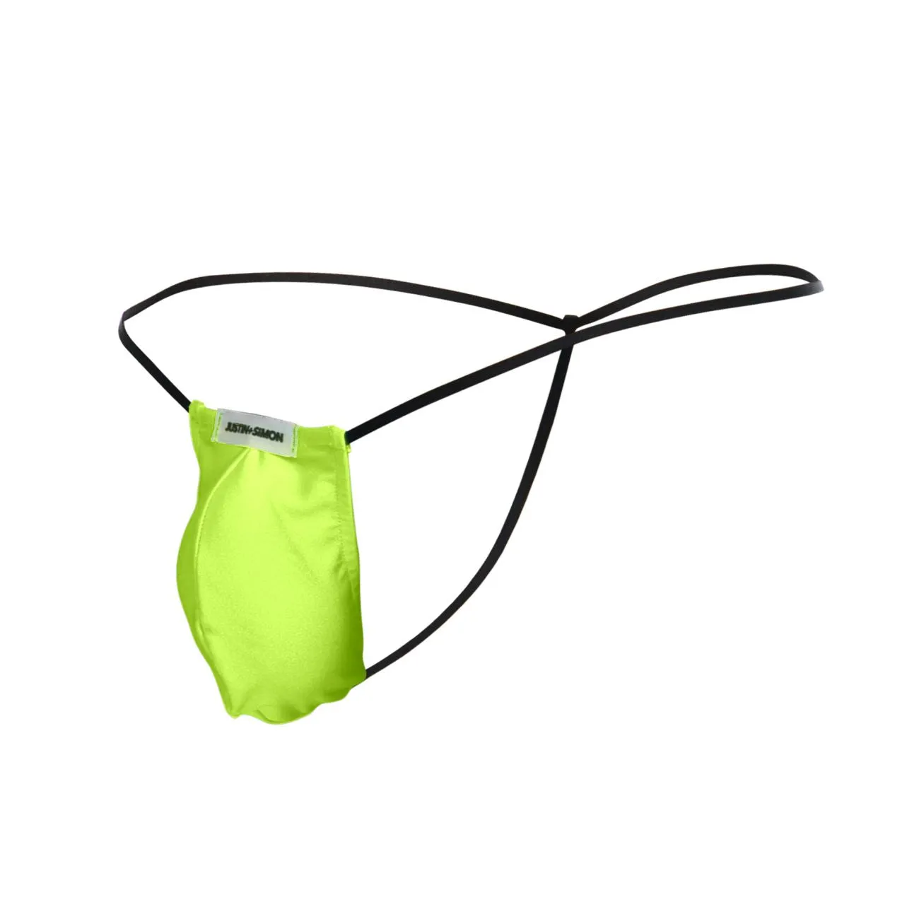 Kleidung_Justin   Simon_Herrenunterwäsche JUSTIN SIMON XSJ02 Klassischer G-String mit Hervorhebung in Neon Grün