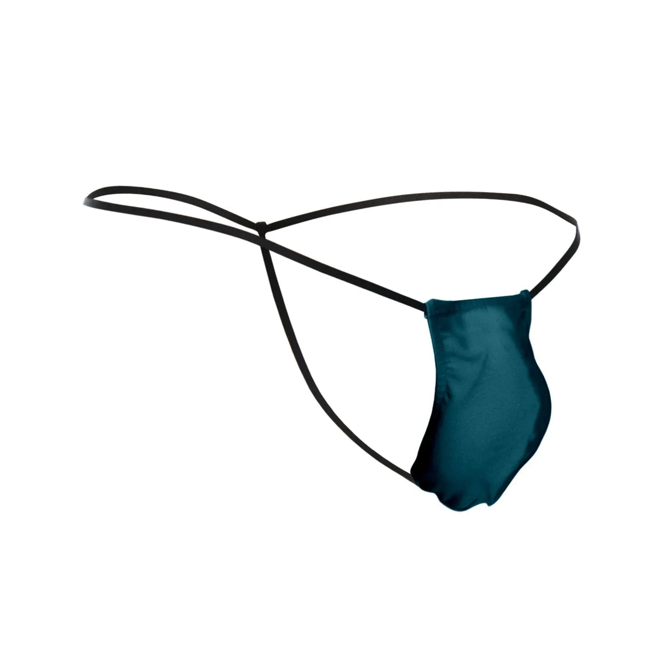 Kleidung_Justin   Simon_Herrenunterwäsche JUSTIN SIMON XSJ02 Klassischer G-String mit Hervorhebung in der Farbe Opalgrün