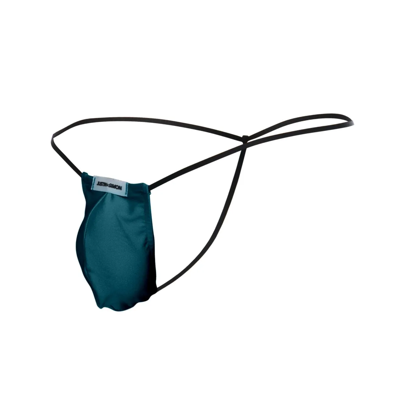Kleidung_Justin   Simon_Herrenunterwäsche JUSTIN SIMON XSJ02 Klassischer G-String mit Hervorhebung in der Farbe Opalgrün
