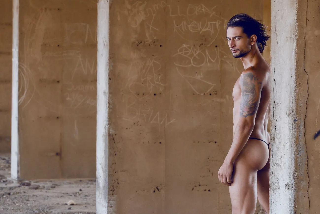 Bekleidung_Justin   Simon_Herrenunterwäsche JUSTIN SIMON XSJ02 Klassischer G-String mit hervorgehobener Passform Farbe Türkis