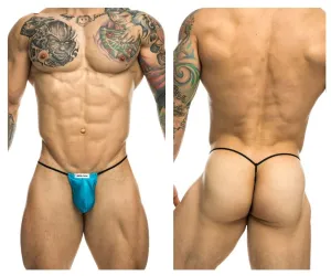 Bekleidung_Justin   Simon_Herrenunterwäsche JUSTIN SIMON XSJ02 Klassischer G-String mit hervorgehobener Passform Farbe Türkis