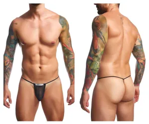 Bekleidung_Justin   Simon_Herrenunterwäsche JUSTIN SIMON XSJ02 Klassischer G-String Farbe Schwarz Mesh