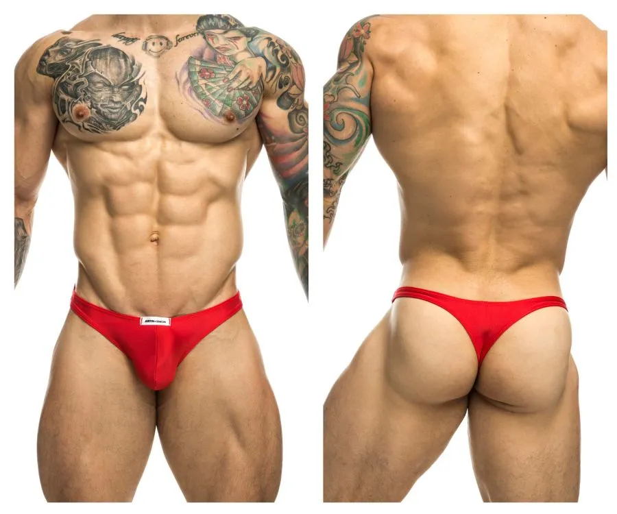Bekleidung_Justin   Simon_Herrenunterwäsche JUSTIN SIMON XSJ03 Klassische Tangas Farbe Rot