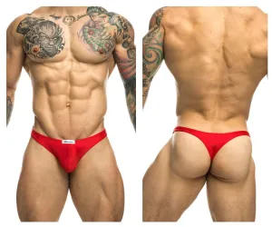 Bekleidung_Justin   Simon_Herrenunterwäsche JUSTIN SIMON XSJ03 Klassische Tangas Farbe Rot