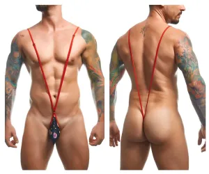 Kleidung_Justin   Simon_Herrenunterwäsche JUSTIN SIMON XSJ04 Sling Farbe Psychodelisch