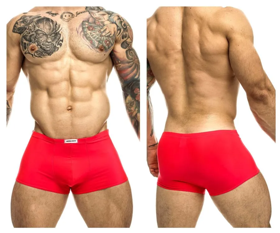 Kleidung_Justin   Simon_Herrenunterwäsche JUSTIN SIMON XSJ08 Klassische Slips Farbe Koralle