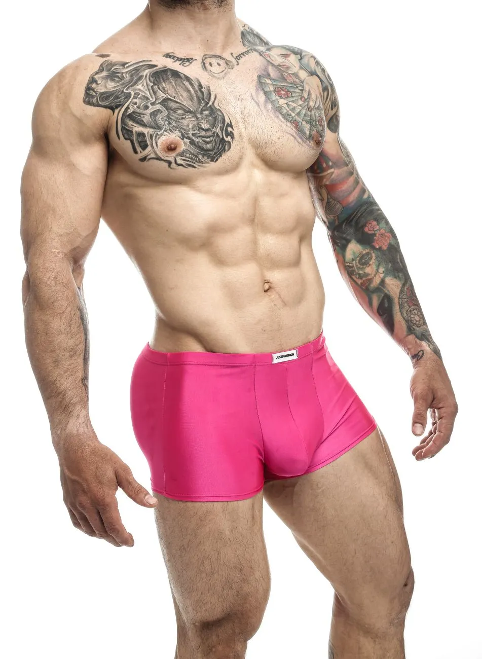 Bekleidung_Justin   Simon_Herrenunterwäsche JUSTIN SIMON XSJ08 Klassische Slips Farbe Knallrosa