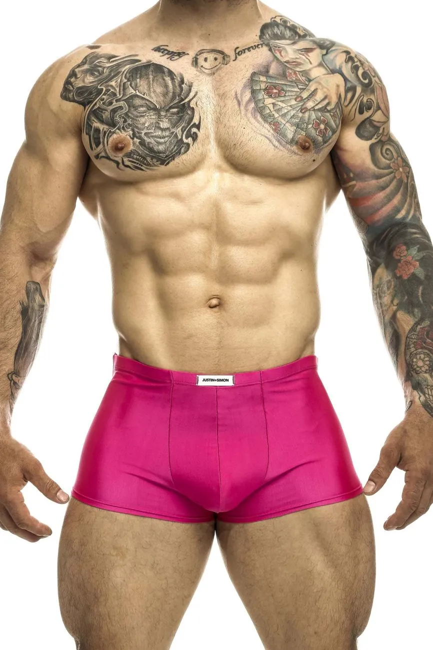 Bekleidung_Justin   Simon_Herrenunterwäsche JUSTIN SIMON XSJ08 Klassische Slips Farbe Knallrosa