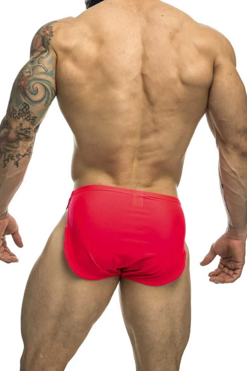 Kleidung_Justin   Simon_Herrenunterwäsche JUSTIN SIMON XSJ09 Laufshorts Farbe Koralle