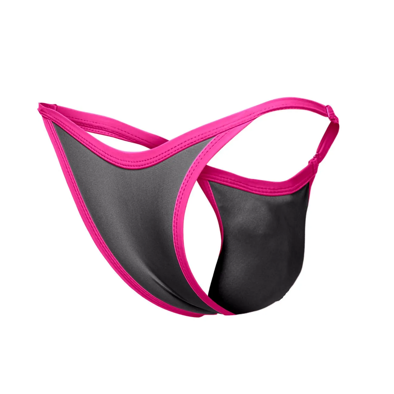 Kleidung_Justin   Simon_Herrenunterwäsche JUSTIN SIMON XSJ12 Bikini Einfarbig Grau
