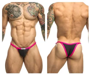 Kleidung_Justin   Simon_Herrenunterwäsche JUSTIN SIMON XSJ12 Bikini Einfarbig Grau
