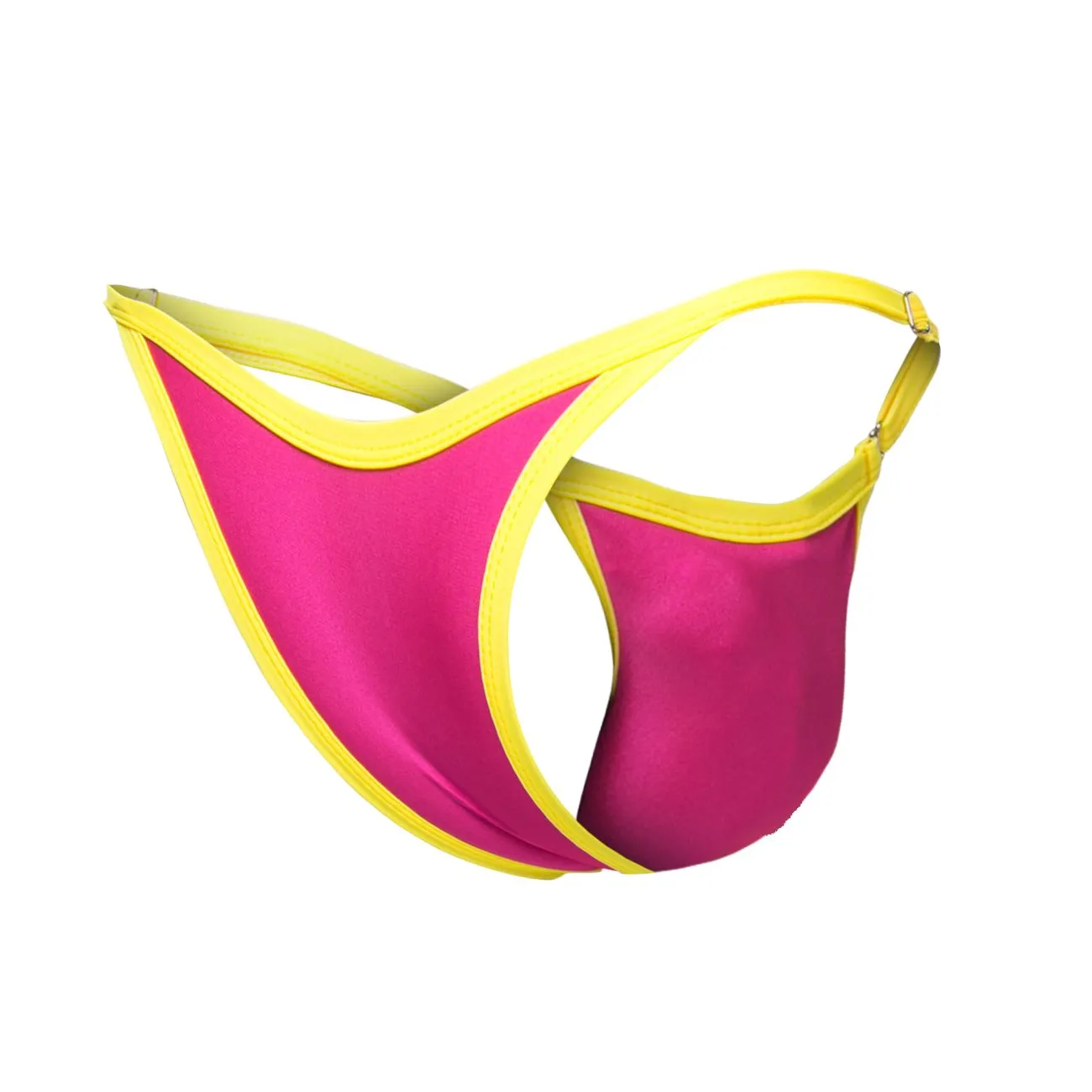 Kleidung_Justin   Simon_Herrenunterwäsche JUSTIN SIMON XSJ12 Bikini Einfarbig Knallrosa