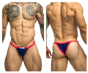 Kleidung_Justin   Simon_Herrenunterwäsche JUSTIN SIMON XSJ12 Bikini Einfarbig Königsblau