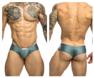 Bekleidung_Justin   Simon_Herrenunterwäsche JUSTIN SIMON XSJ22 Cheek Briefs Farbe Metallgrün