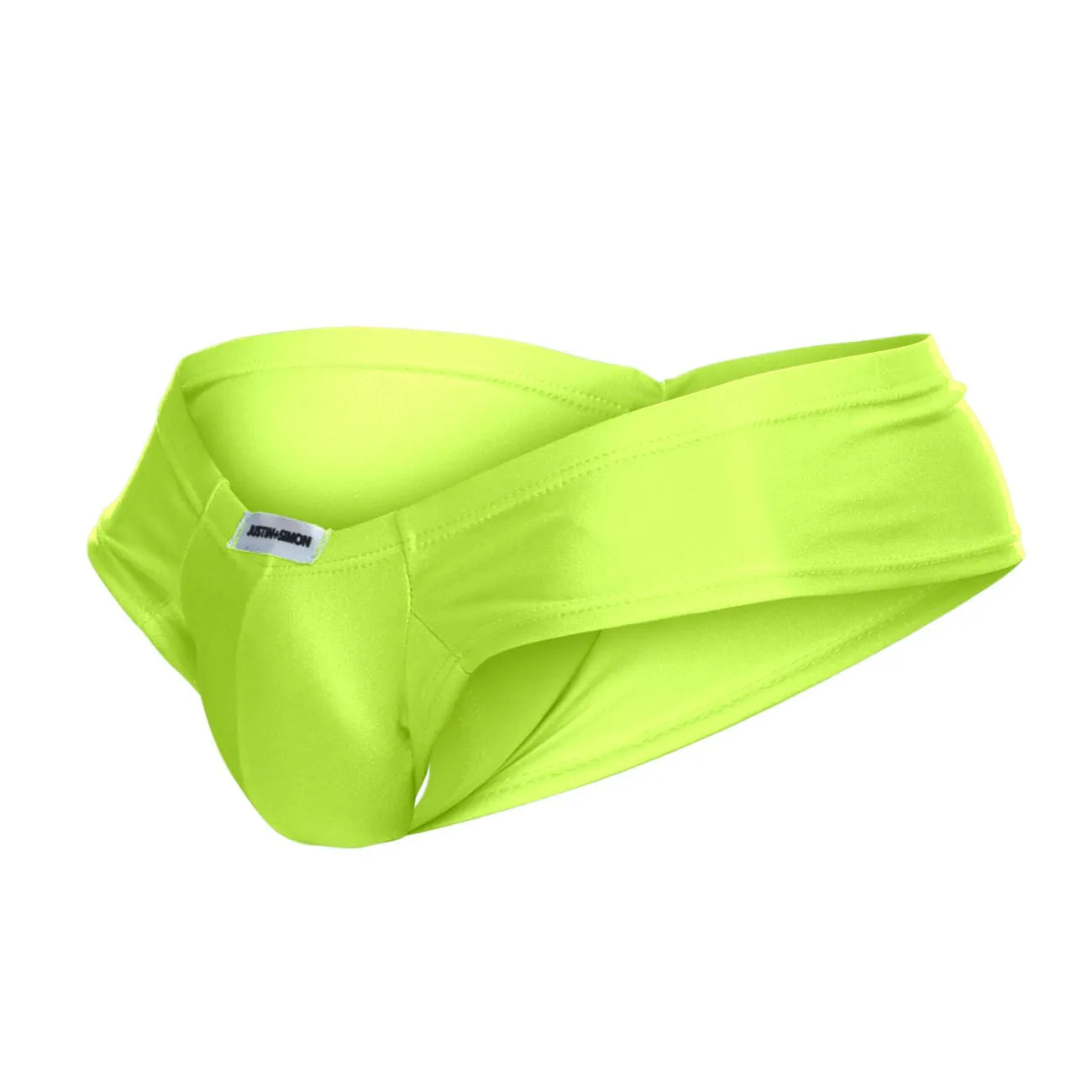 Bekleidung_Justin   Simon_Herrenunterwäsche JUSTIN SIMON XSJ22 Cheek Briefs Farbe Neon Grün