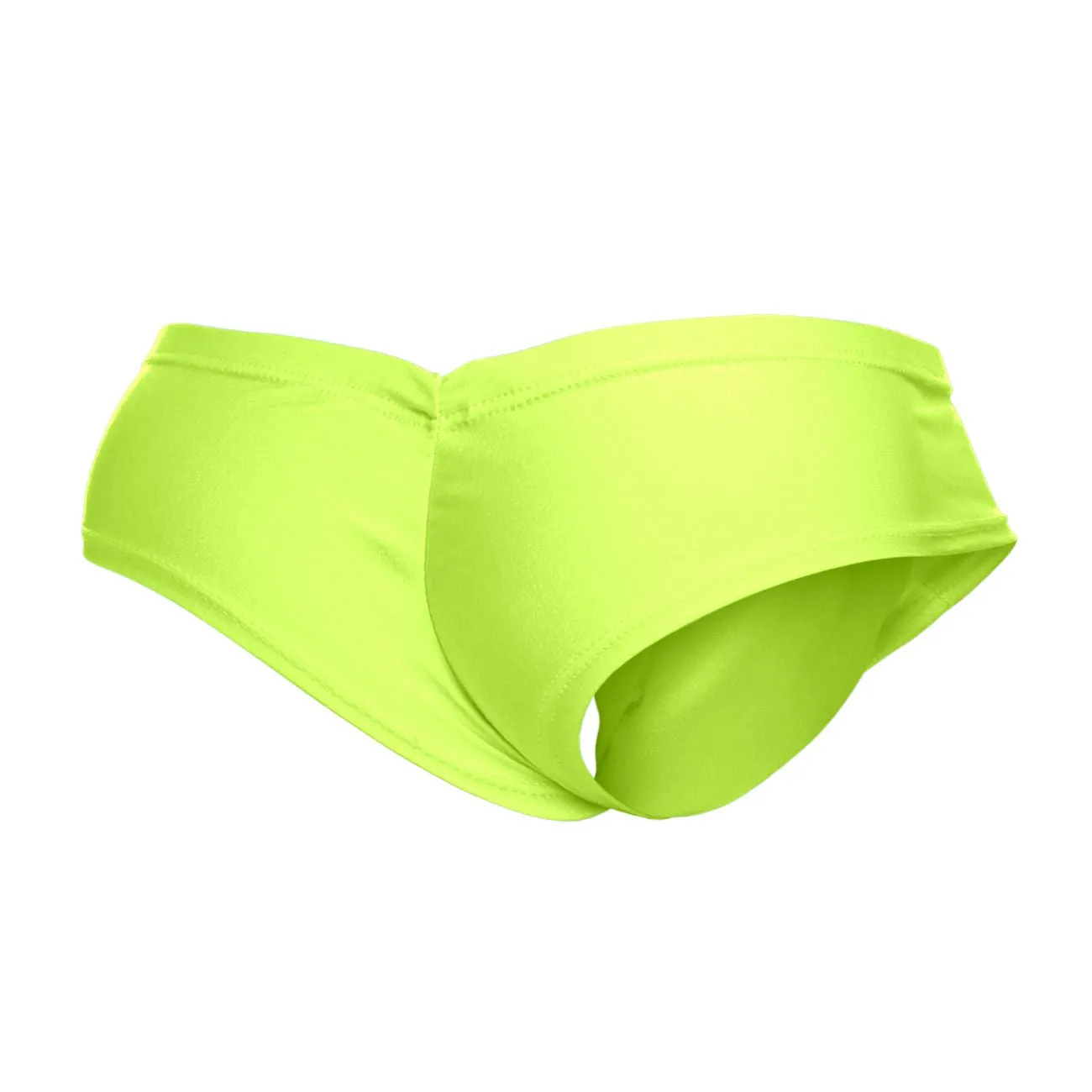 Bekleidung_Justin   Simon_Herrenunterwäsche JUSTIN SIMON XSJ22 Cheek Briefs Farbe Neon Grün