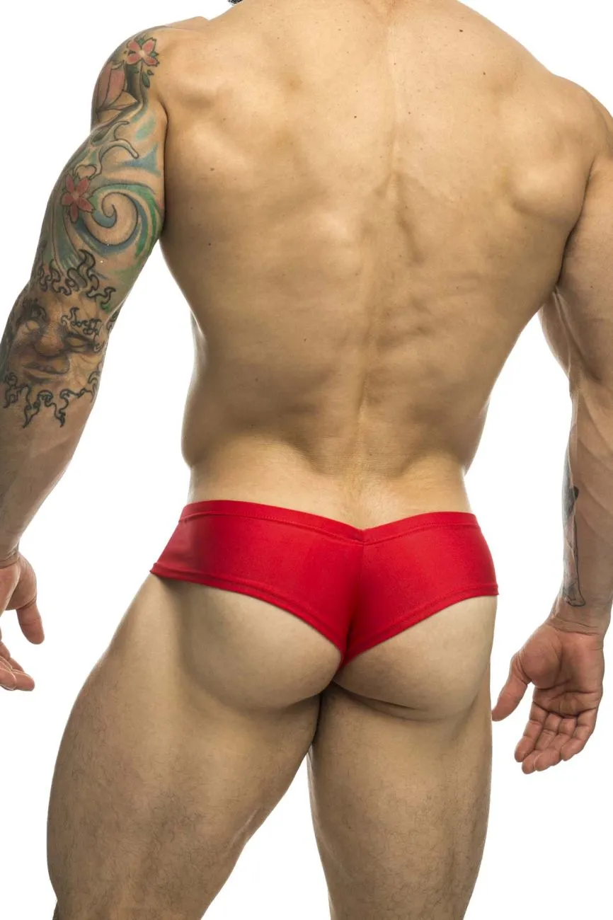 Bekleidung_Justin   Simon_Herrenunterwäsche JUSTIN SIMON XSJ22 Cheek Briefs Farbe Rot