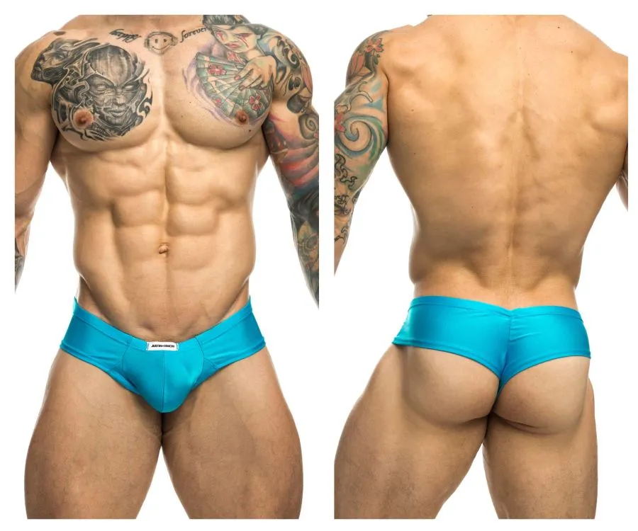 Bekleidung_Justin   Simon_Herrenunterwäsche JUSTIN SIMON XSJ22 Cheek Briefs Farbe Türkis