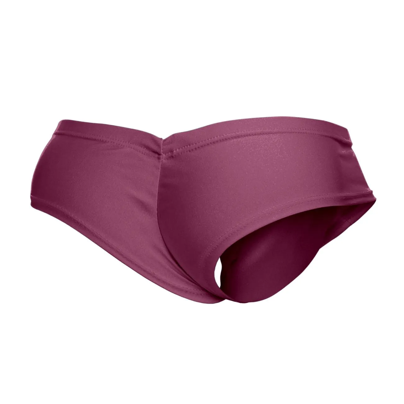 Bekleidung_Justin   Simon_Herrenunterwäsche JUSTIN SIMON XSJ22 Cheek Slips Farbe Weinrot