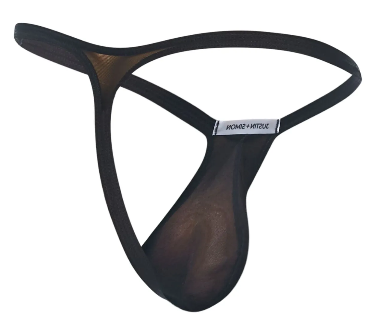 Bekleidung_Justin   Simon_Herrenunterwäsche JUSTIN SIMON XSJBU02 Ausbeulende Tangas Farbe Schwarz Mesh