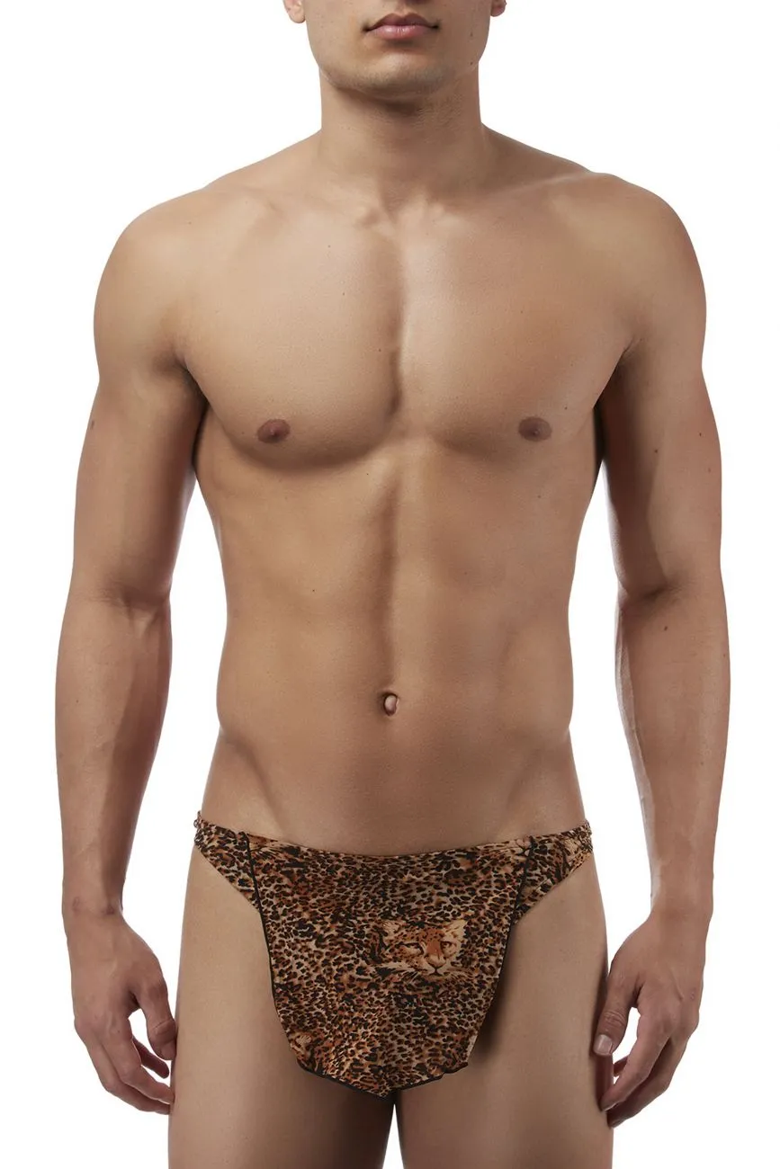 Bekleidung_Herren Power_Herrenunterwäsche Male Power 329030 Animal Tarzan Tanga Farbe Braun