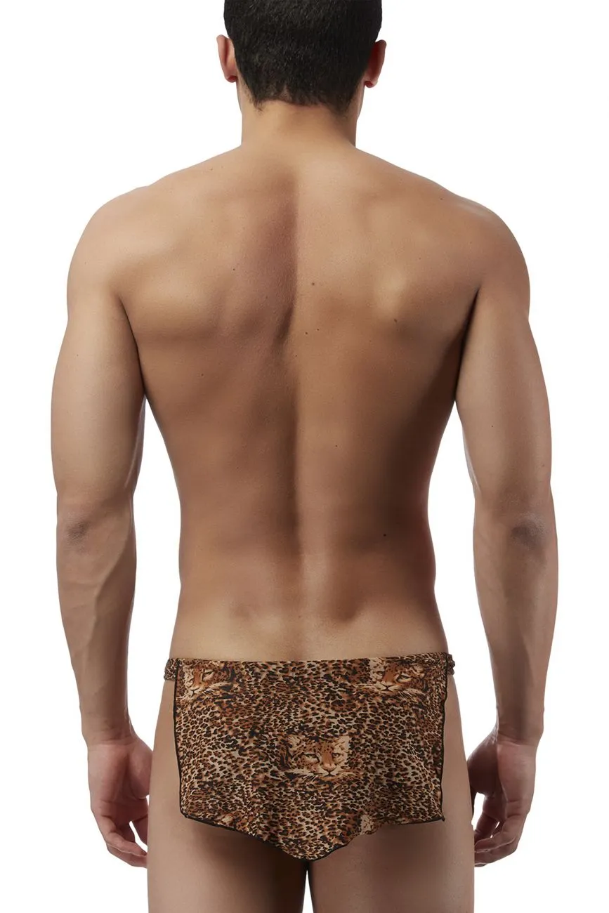 Bekleidung_Herren Power_Herrenunterwäsche Male Power 329030 Animal Tarzan Tanga Farbe Braun